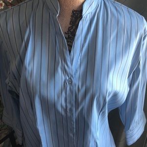 DDC stretch dress shirt size L pit to pit 23-24 inches